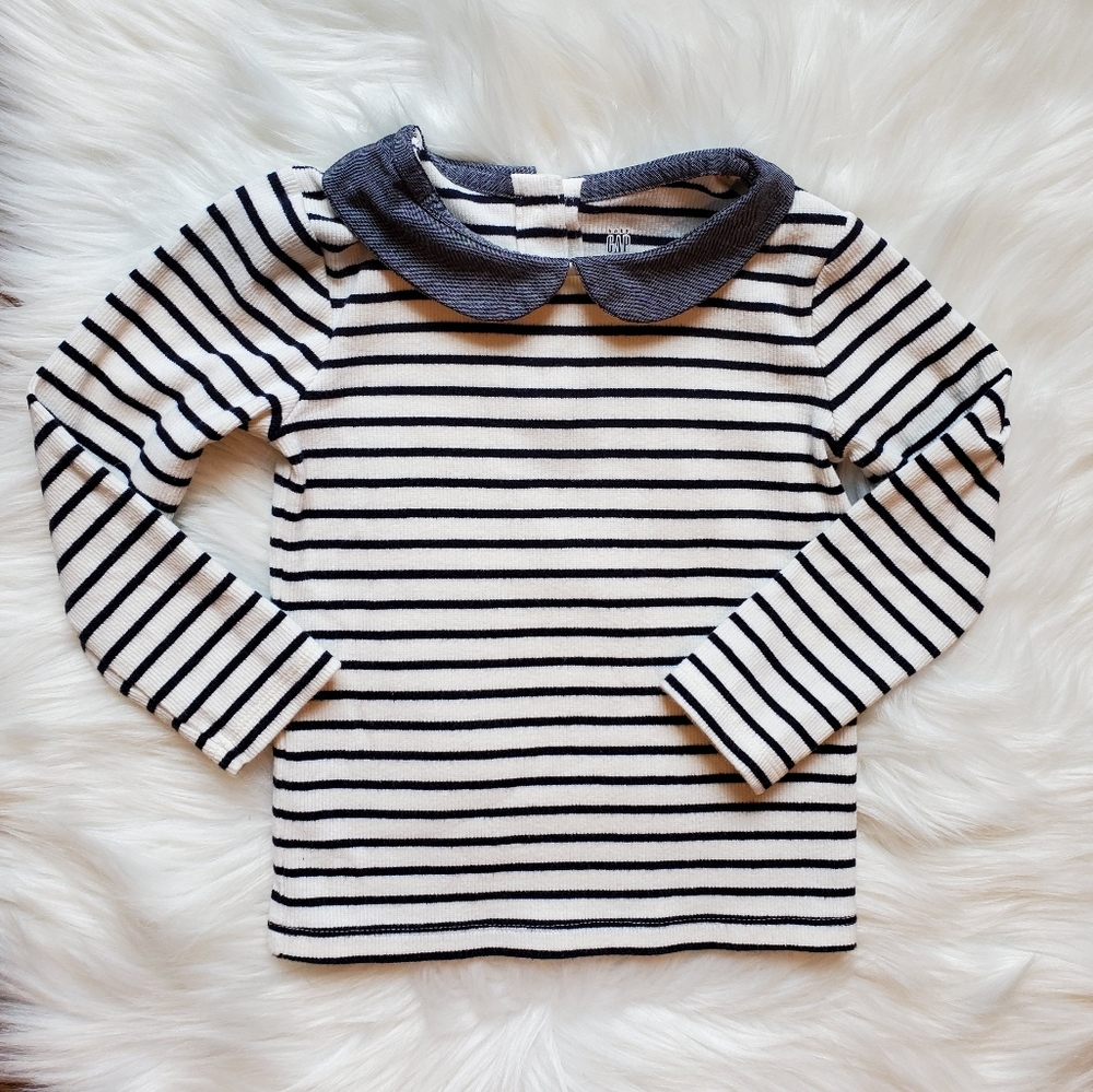 Gap striped long sleeves top size 2